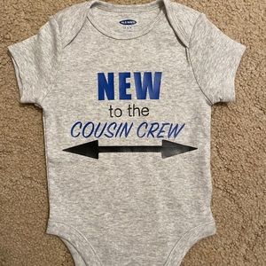 Baby Cousin Onesies!